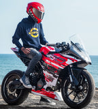 Hoopcat Brand Navy blue Men's Hoodies