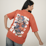 HALLOWEEN UNISEX PREMIUM OVERSIZED T SHIRT