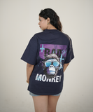 BAD MONKEY UNISEX PREMIUM OVERSIZED T SHIRT