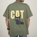 CAT PAW UNISEX PREMIUM OVERSIZED T SHIRT