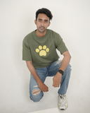 CAT PAW UNISEX PREMIUM OVERSIZED T SHIRT