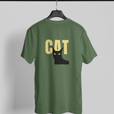 CAT PAW UNISEX PREMIUM OVERSIZED T SHIRT