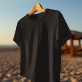 Black Half Sleeve T-Shirt for Men