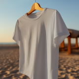 Melange Grey Half Sleeve T-Shirt for Men