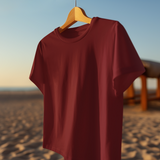 Maroon Half Sleeve T-Shirt for Men