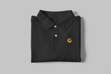 Hoopcat Black Polo T-Shirt