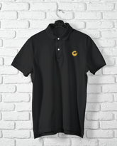 Hoopcat Black Polo T-Shirt