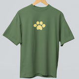 CAT PAW UNISEX PREMIUM OVERSIZED T SHIRT