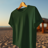 Olive Green Half Sleeve T-Shirt for Men