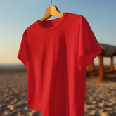 Red Half Sleeve T-Shirt for Men