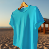 Sky blue Half Sleeve T-Shirt for Men