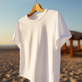 White Half Sleeve T-Shirt for Men