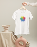 CELEBRATION OF COLORS WHITE T-SHIRT FOR WOMEN