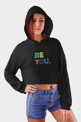 Be You Women Crop Hoodie