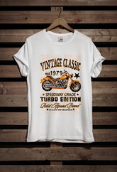 Vintage Classic Half Sleeve T-Shirt for Men