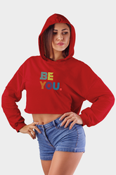 Be You Women Crop Hoodie