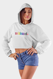So Blessed Women Crop Hoodie