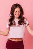 Smiley Love Women Croptop
