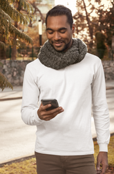 White Full Sleeve T-Shirt for Men