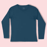 Navy Blue Full Sleeve T-Shirt for Men