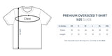 NEVER STOP UNISEX PREMIUM OVERSIZED T SHIRT