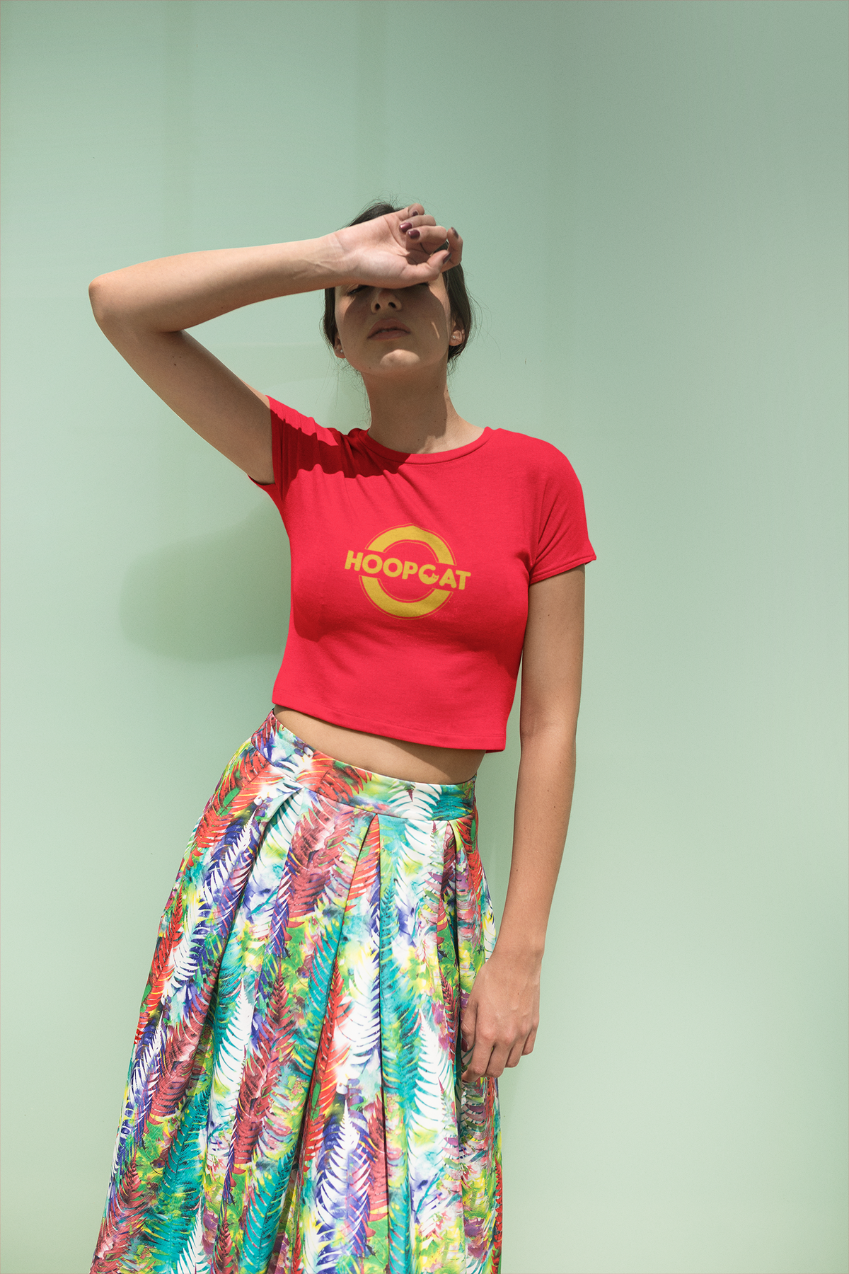 Hoopcat Brand Red Women's Croptop