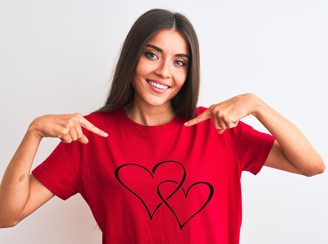 Double Love Women T-Shirt