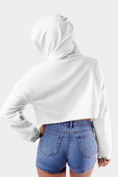 90's Women Crop Hoodie