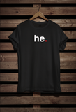 He Half Sleeve T-Shirt for Men