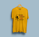 Golden Yellow KGF Violence T-shirt