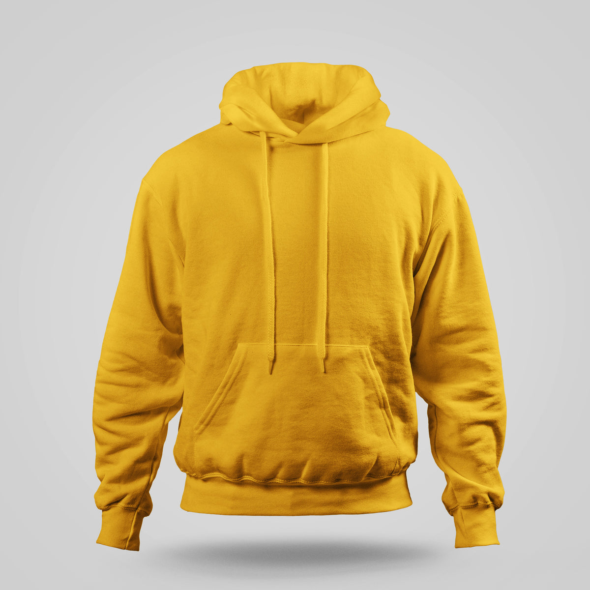 Plain Golden yellow Hoodie